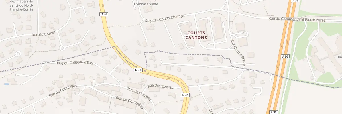 Plan du 4 Rue des Grands Cantons à Arbouans
