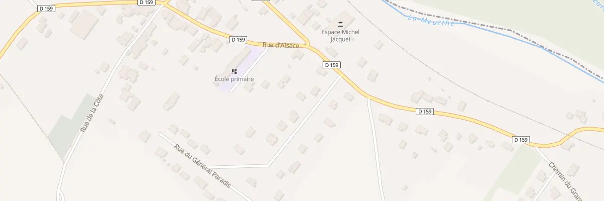 Plan du 6 Rue du General Paradis à Thiaville-sur-Meurthe