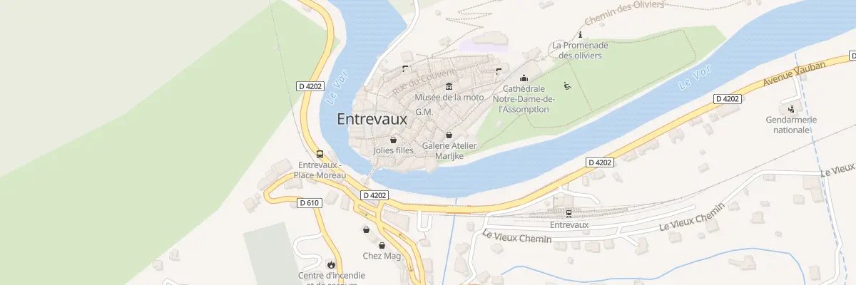 Plan du 36 Rue du Four à Entrevaux