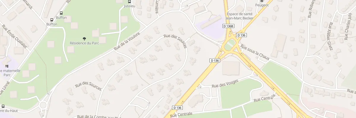 Plan du 20 Rue des Sources à Montbéliard