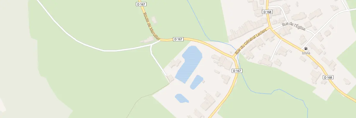 Plan du 5 Rte de Merviller à Vacqueville