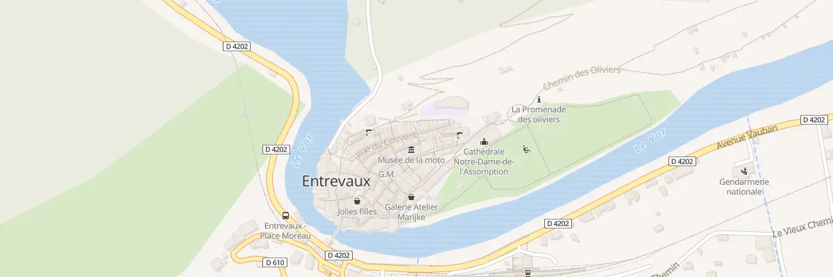 Plan du 102 Rue du Couvent à Entrevaux