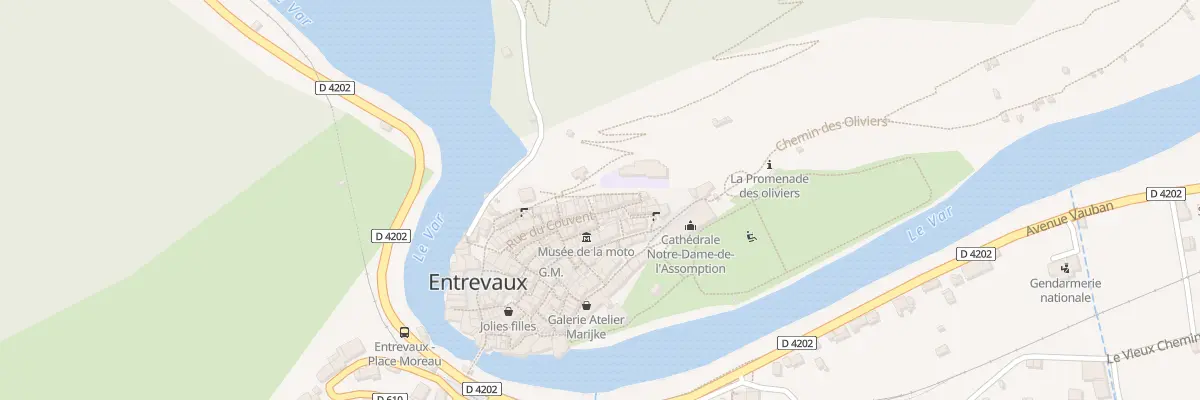 Plan du 10 Rue Once à Entrevaux