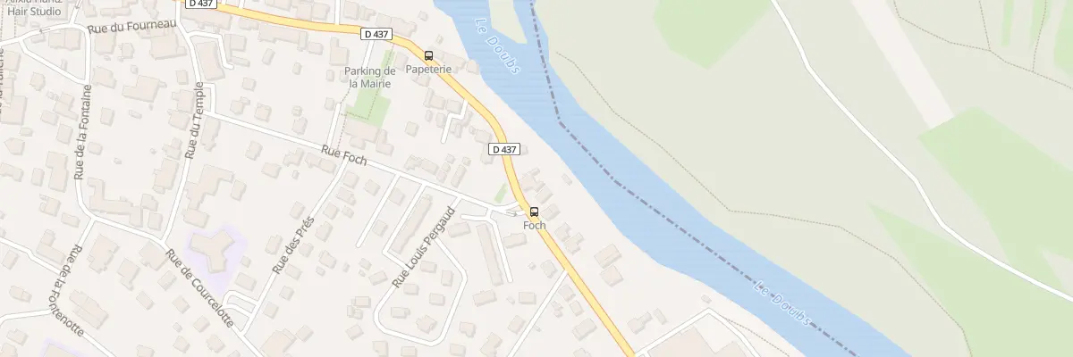Plan du 1 Rue de Beaulieu à Mandeure