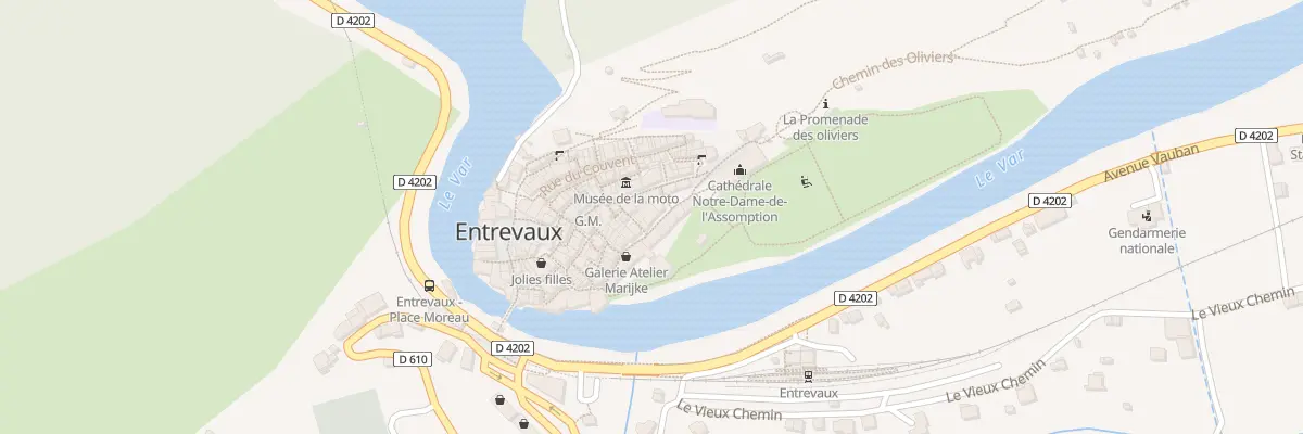 Plan du 81 Rue Basse des Remparts à Entrevaux