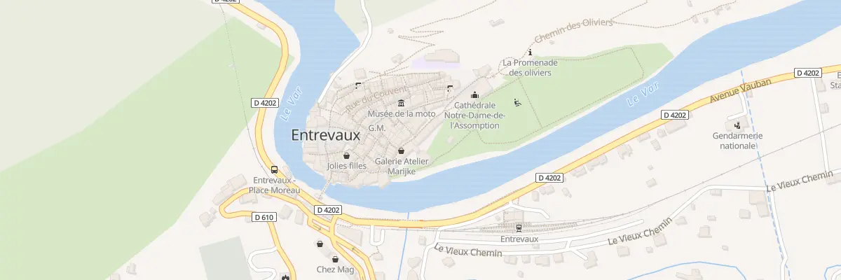 Plan du 72 Rue Basse des Remparts à Entrevaux