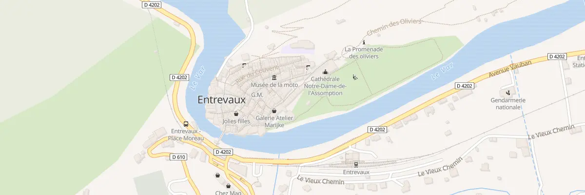 Plan du 80 Rue Basse des Remparts à Entrevaux