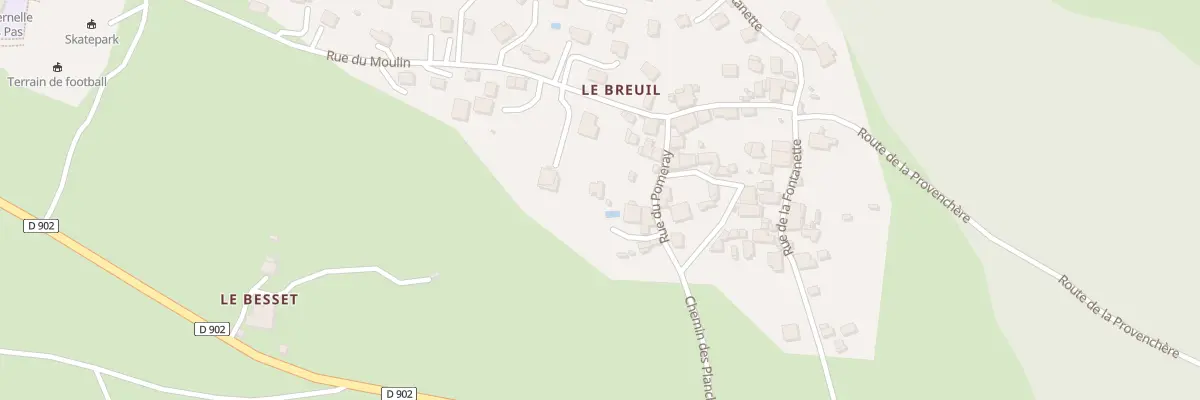 Plan du 5 Rue du Pomeray à Séez
