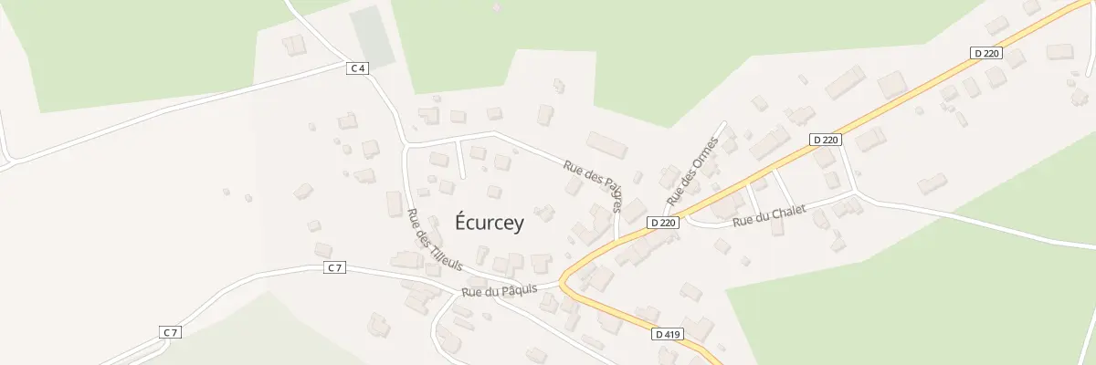 Plan du 2B Rue des Paigres à Écurcey