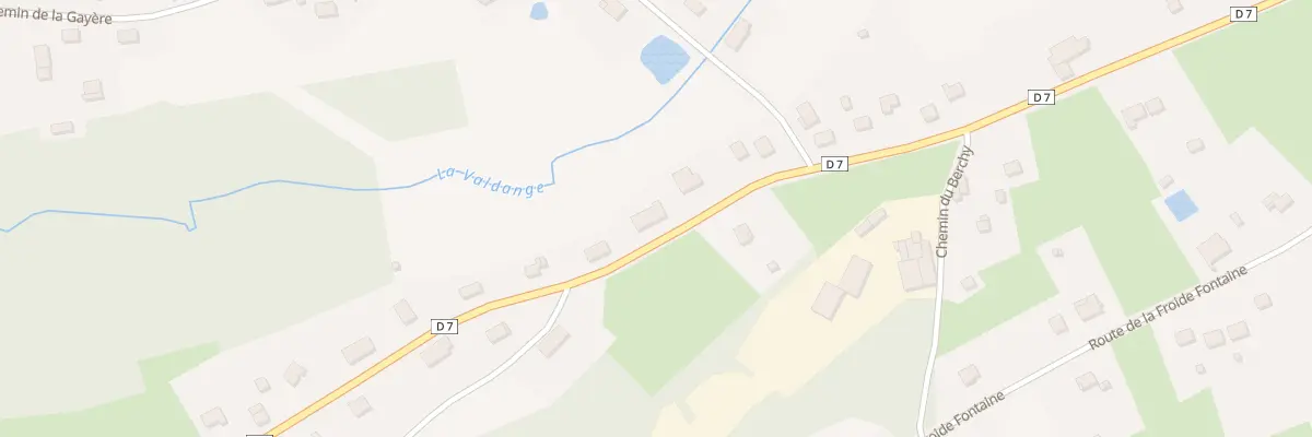 Plan du 1104 Rte des Rouges Eaux à La Bourgonce