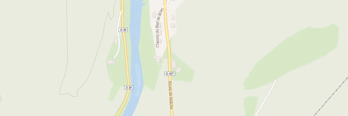 Plan du 43 Grande Rue à Saint-Hippolyte