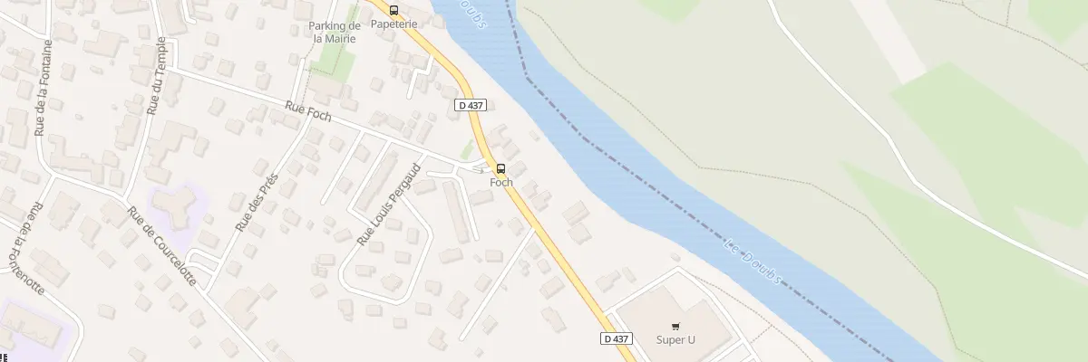 Plan du 5 Rue de Beaulieu à Mandeure