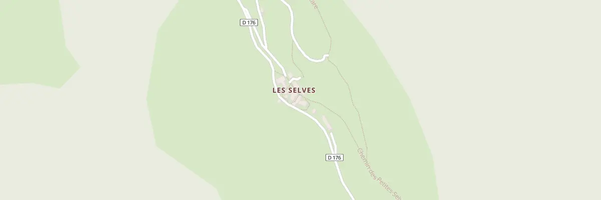 Plan du 5035 Les Selves à Sauze