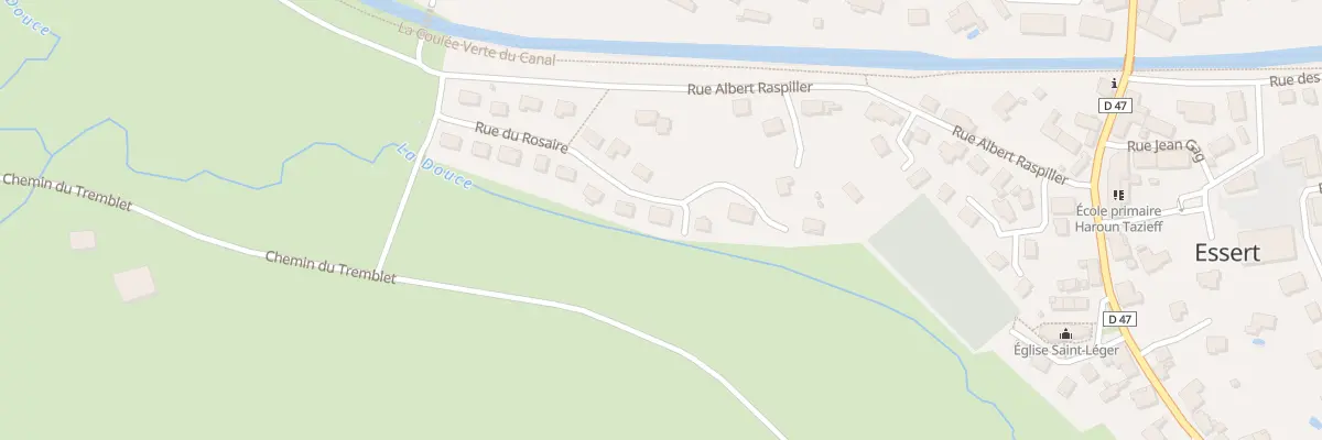 Plan du 16 Rue du Rosaire à Essert