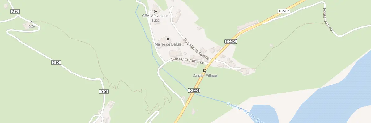 Plan du 5018 La Salette à Daluis