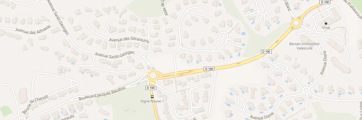 Plan du 48 Av de la Grande Ourse à Saint-Raphaël
