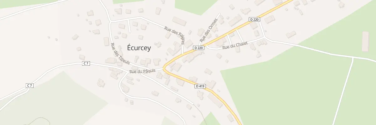 Plan du 3 Rue des Forêts à Écurcey
