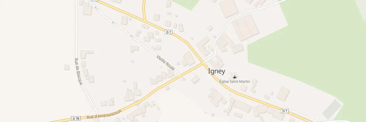 Plan du 31 Rue d’Amenoncourt à Igney