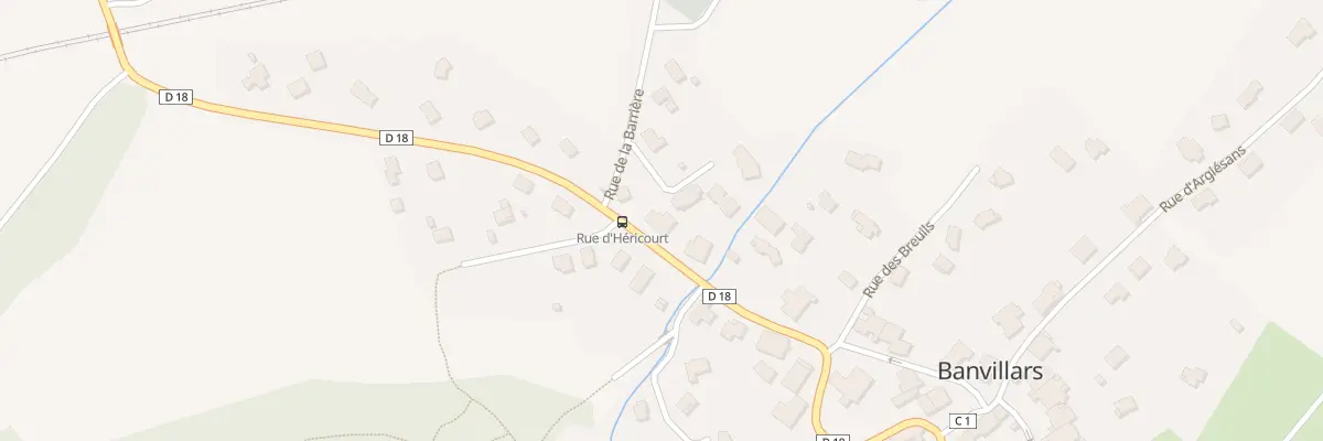 Plan du 10 Rue d’Héricourt à Banvillars