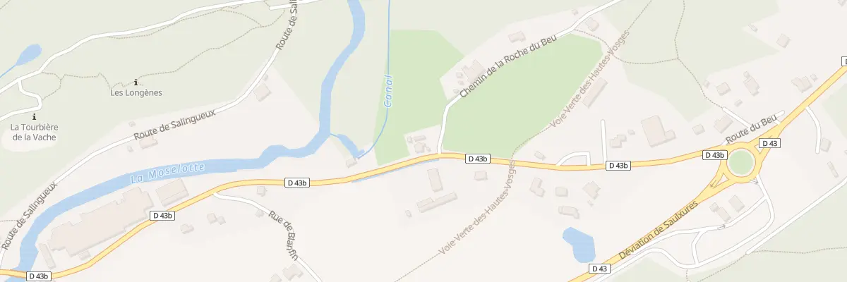 Plan du 477 Rte du Beu à Saulxures-sur-Moselotte