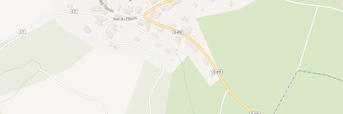 Plan du 3 Rue de la Fontaine à Écurcey