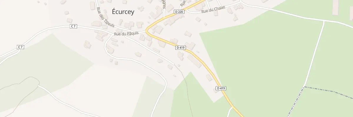 Plan du 9 Rue des Pigasses à Écurcey