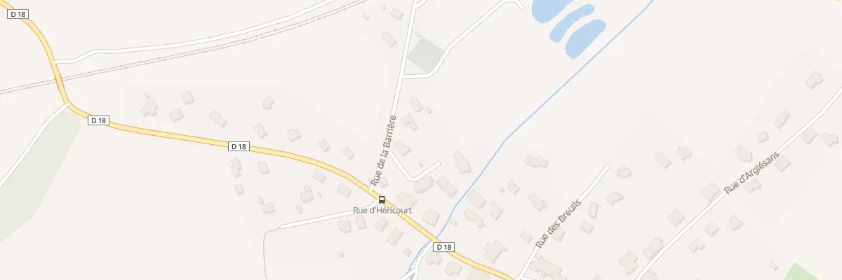 Plan du 6 Rue de la Barrière à Banvillars