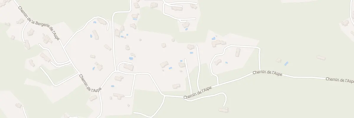Plan du 751 Che de la Bergerie de l’Aspe à Saint-Cézaire-sur-Siagne
