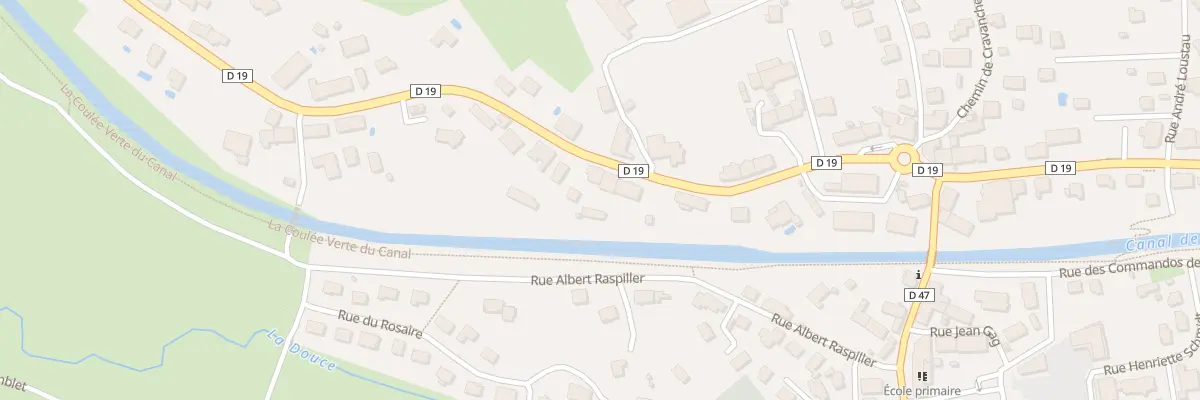 Plan du 25 Rue du Gal de Gaulle à Essert
