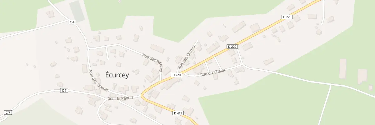 Plan du 5235 Rue des Ormes à Écurcey