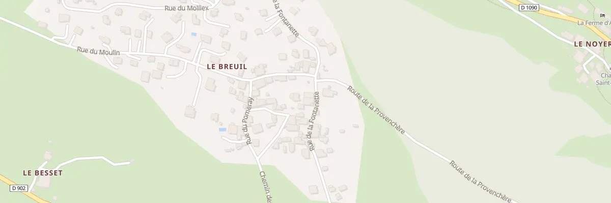 Plan du 10 Rue de la Renardière à Séez