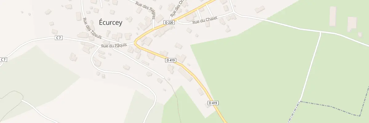Plan du 8 Rue des Pigasses à Écurcey