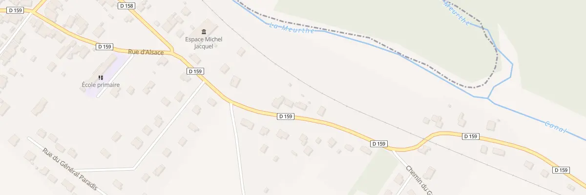 Plan du 19D Rue des Vosges à Thiaville-sur-Meurthe