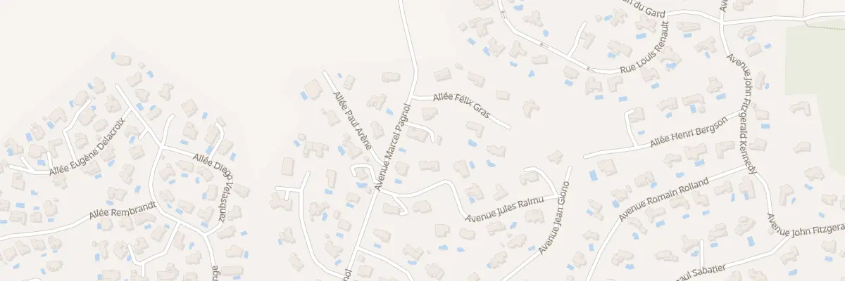 Plan du 582 Av Marcel Pagnol à Saint-Raphaël