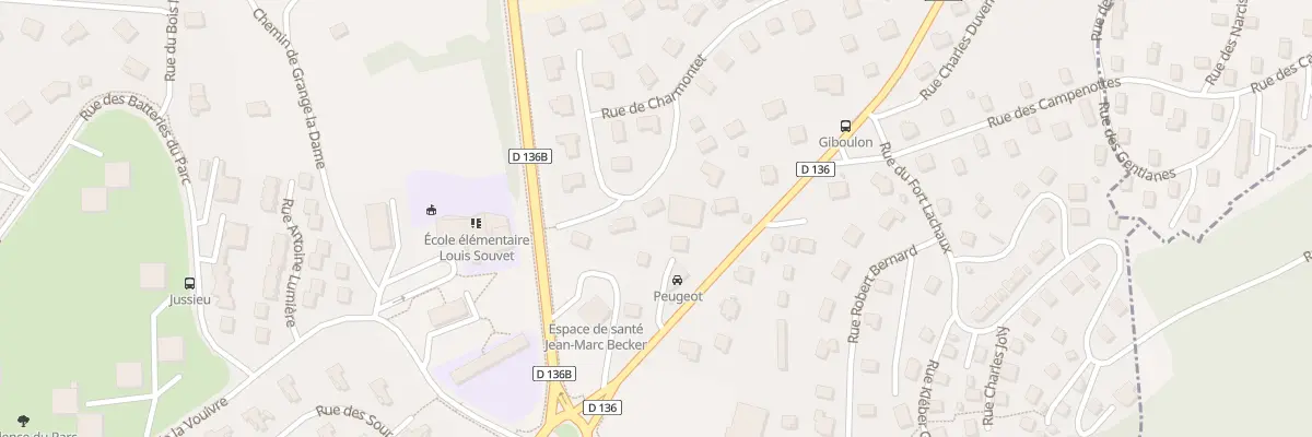 Plan du 21 Rue de Charmontet à Montbéliard
