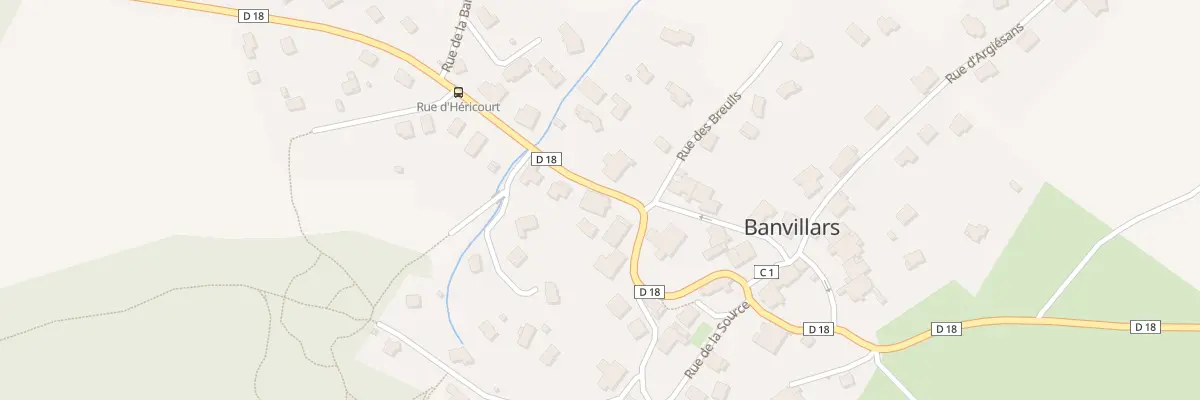 Plan du 5 Rue d’Héricourt à Banvillars