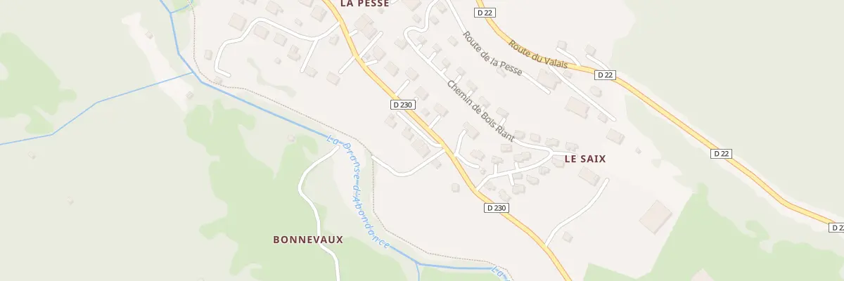 Plan du 440 Rte du Saix à La Chapelle-d’Abondance