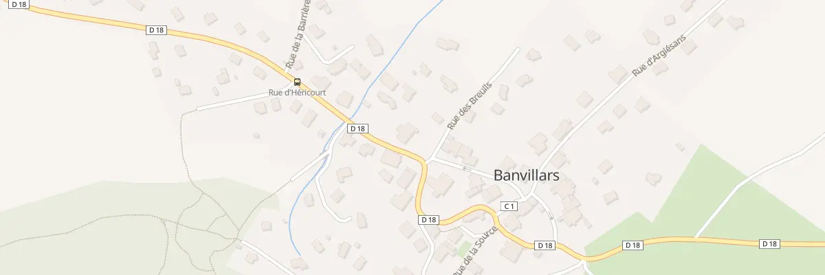 Plan du 4 Rue d’Héricourt à Banvillars