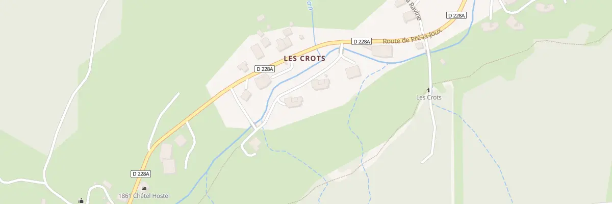 Plan du 979 Rte de Pré la Joux à Châtel