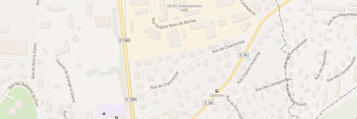 Plan du 16 Rue de Charmontet à Montbéliard
