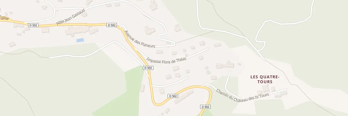Plan du 103 Imp Flore de Theas à Andon