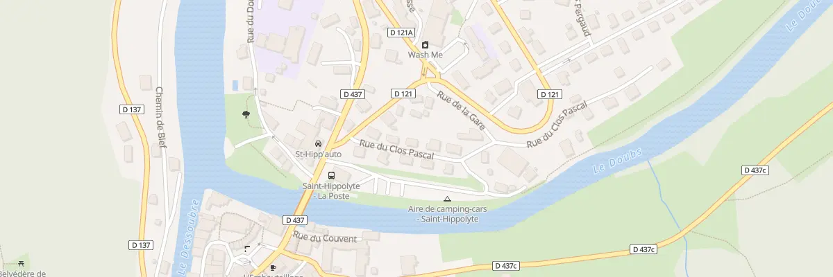 Plan du 6 Rue du Clos Pascal à Saint-Hippolyte