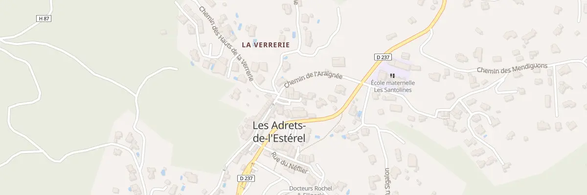 Plan du 13 Imp de l’Ancienne Gendarmerie aux Adrets-de-l’Estérel