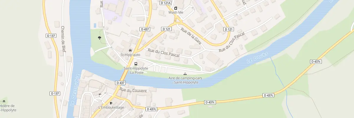 Plan du 7 Rue du Clos Pascal à Saint-Hippolyte