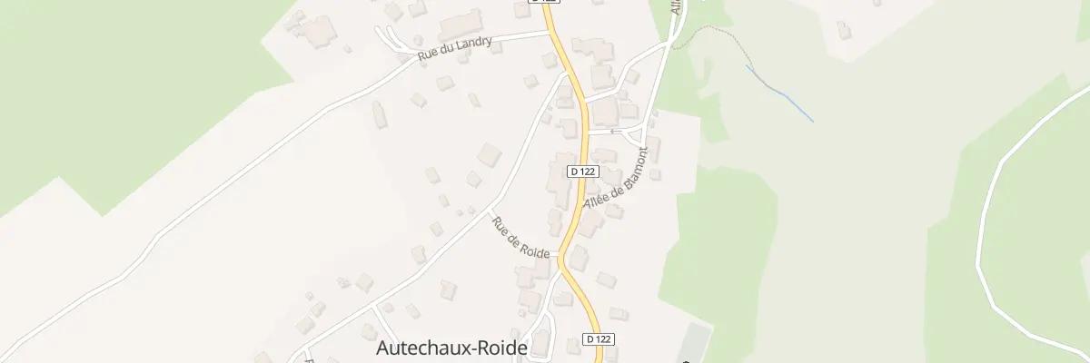 Plan du 18 Rue d’Hérimoncourt à Autechaux-Roide