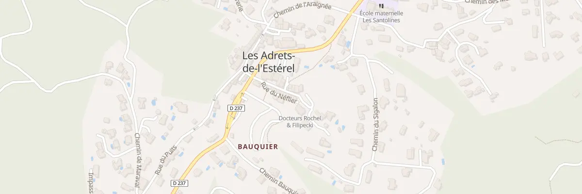 Plan du 76 Rue du Four aux Adrets-de-l’Estérel