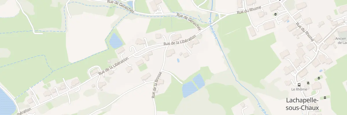 Plan du 3 Rue de la Libération à Lachapelle-sous-Chaux