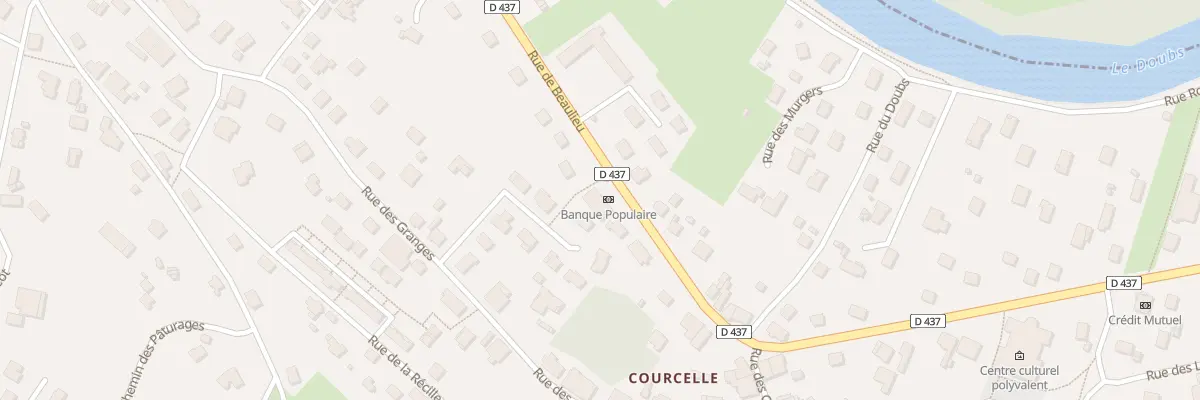 Plan du 44 Rue de Beaulieu à Mandeure
