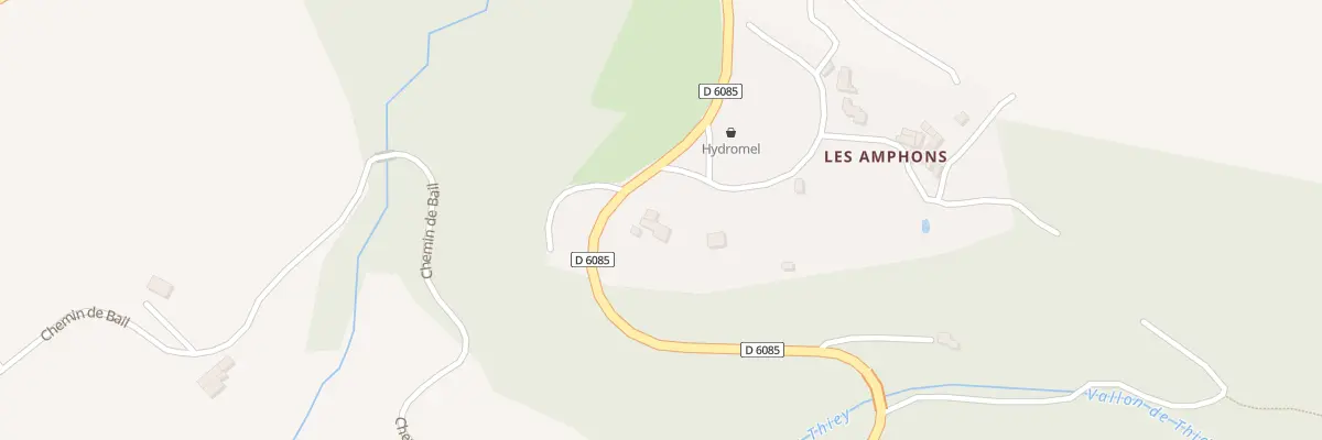 Plan du 34 Che des Amphons à Escragnolles