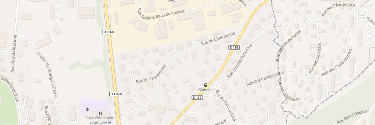 Plan du 9 Rue de Charmontet à Montbéliard